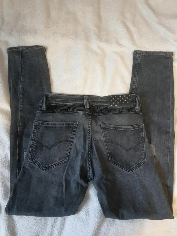 Jeans skinny cinza desbotado com efeito envelhecido Kaporal 36 - P – photo 9